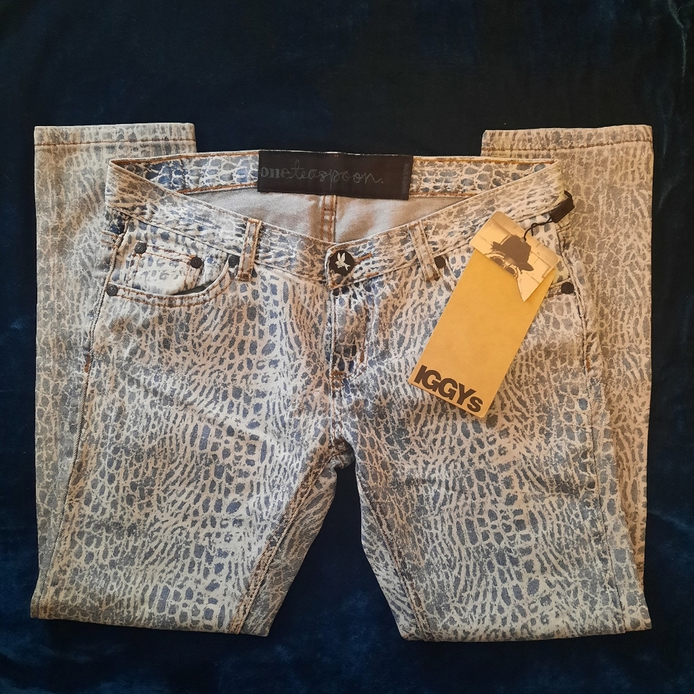One Teaspoon Leopard Denims